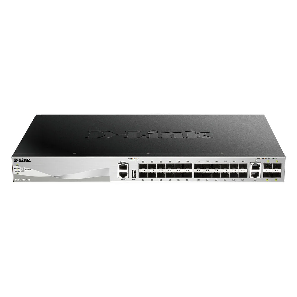 D-Link DGS-3130-30S/E Managed L3 Switch με 2 Θύρες Gigabit (10Gbps) Ethernet και 24 SFP Θύρες - Image 1
