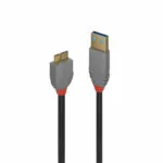 Lindy USB 2.0 Cable USB-A male - Μαύρο 0.5m 36765