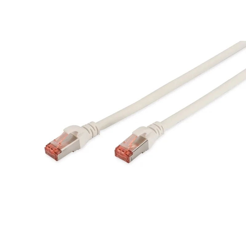Digitus S/FTP Cat.6 (Gigabit) Καλώδιο Δικτύου Ethernet 2m Λευκό 10τμχ DK-1644-020-WH-10 - Image 1