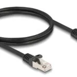 DeLock S/FTP Καλώδιο Δικτύου Ethernet 1m Μαύρο 80187