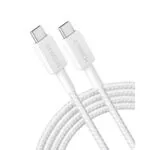 Anker 322 USB 2.0 Cable USB-C male - USB-C 60W PD Λευκό 1.8m A81F6G21
