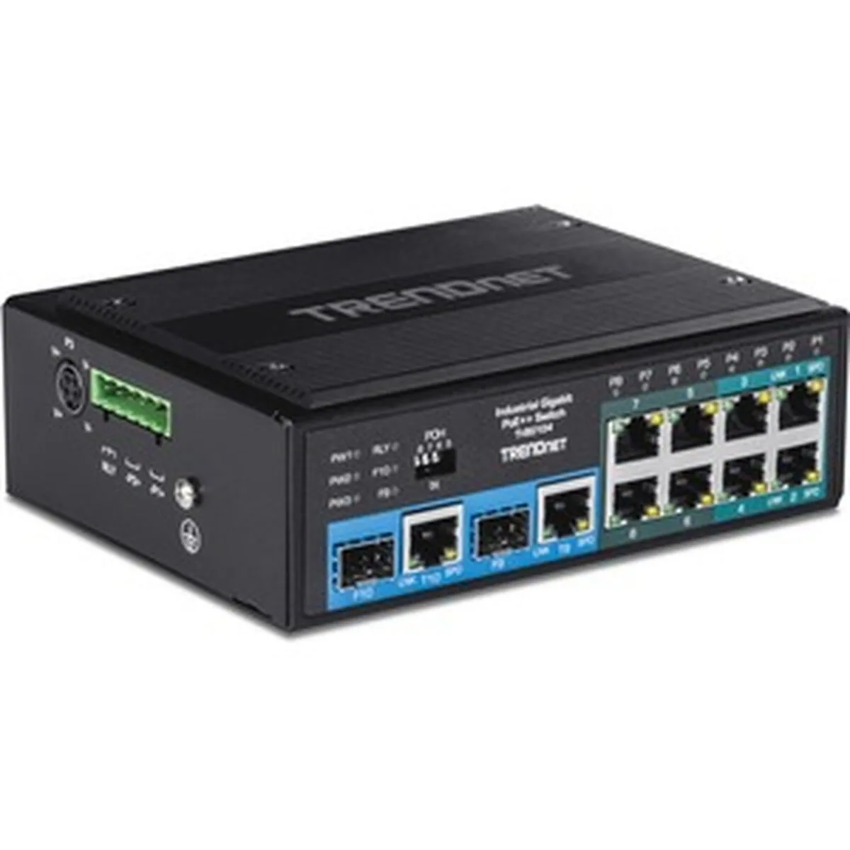 Trendnet TI-BG104 Unmanaged L2 PoE+ Switch με 8 Θύρες Gigabit (1Gbps) Ethernet και 2 SFP Θύρες - Image 1