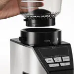 Melitta Calibra 1027-01 Ηλεκτρικός Μύλος Καφέ 160W με Χωρητικότητα 375gr και 39 Επίπεδα Άλεσης Ασημί