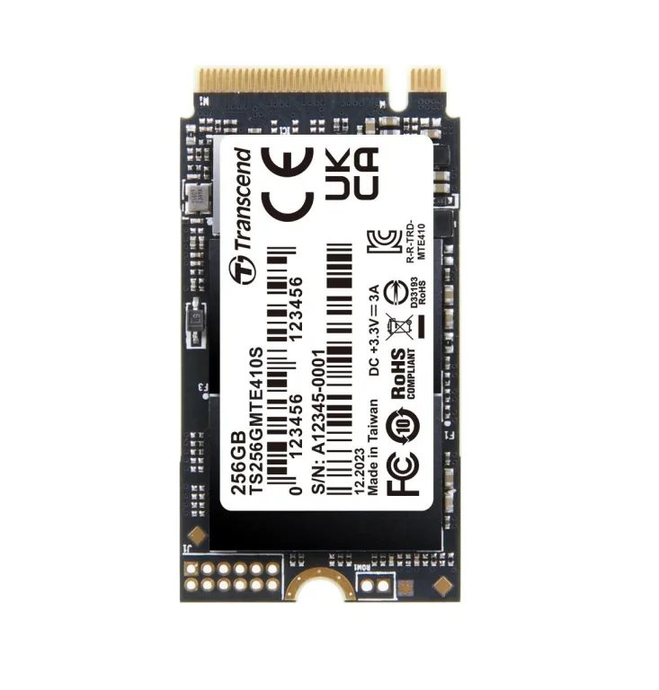 Transcend SSD 256GB τύπου M.2 με σύνδεση PCI Express 4.0 TS256GMTE410S - Image 1