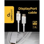 Cablexpert Cable DisplayPort male - DisplayPort male 1.8m Λευκό (CC-DP2-6-W)