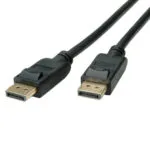 Roline Cable DisplayPort male - DisplayPort male 1.5m Μαύρο (11.04.5798)