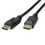 Roline Cable DisplayPort male - DisplayPort male 1m Μαύρο (11.04.5810)