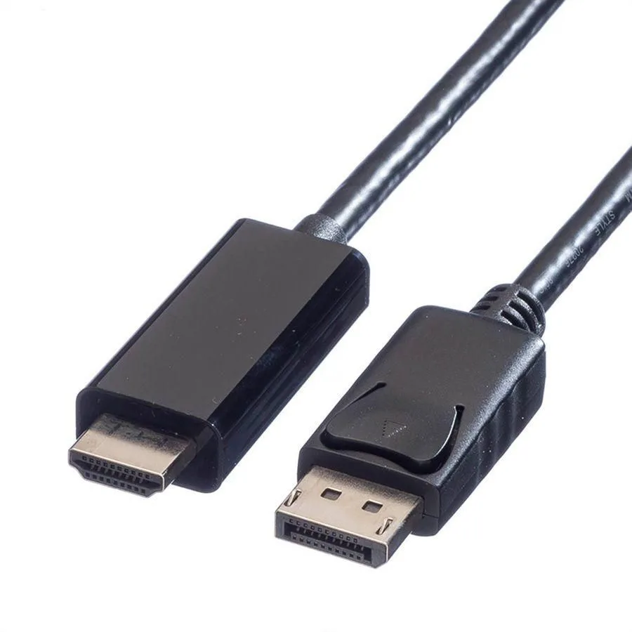 20240130134646_value_cable_displayport_male_hdmi_male_5m_mayro_11_99_5788.jpeg Value Cable DisplayPort male - HDMI male 5m Μαύρο (11.99.5788) - Image 1