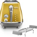 De'Longhi Icona CTOC 2103.Y Φρυγανιέρα 2 Θέσεων 900W Κίτρινη