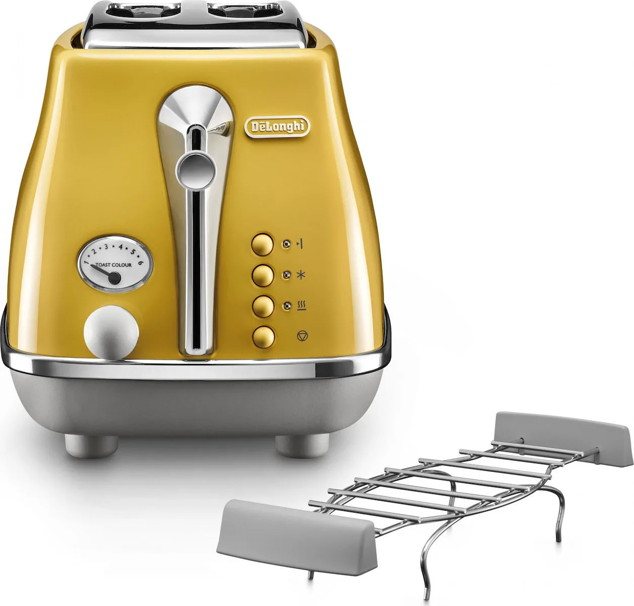 20240130141335_de_longhi_icona_ctoc_2103_y_fryganiera_2_theseon_900w_kitrini.jpeg De'Longhi Icona CTOC 2103.Y Φρυγανιέρα 2 Θέσεων 900W Κίτρινη - Image 1