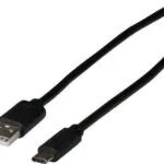 EFB USB 2.0 Cable USB-C male - USB-A Μαύρο 3m