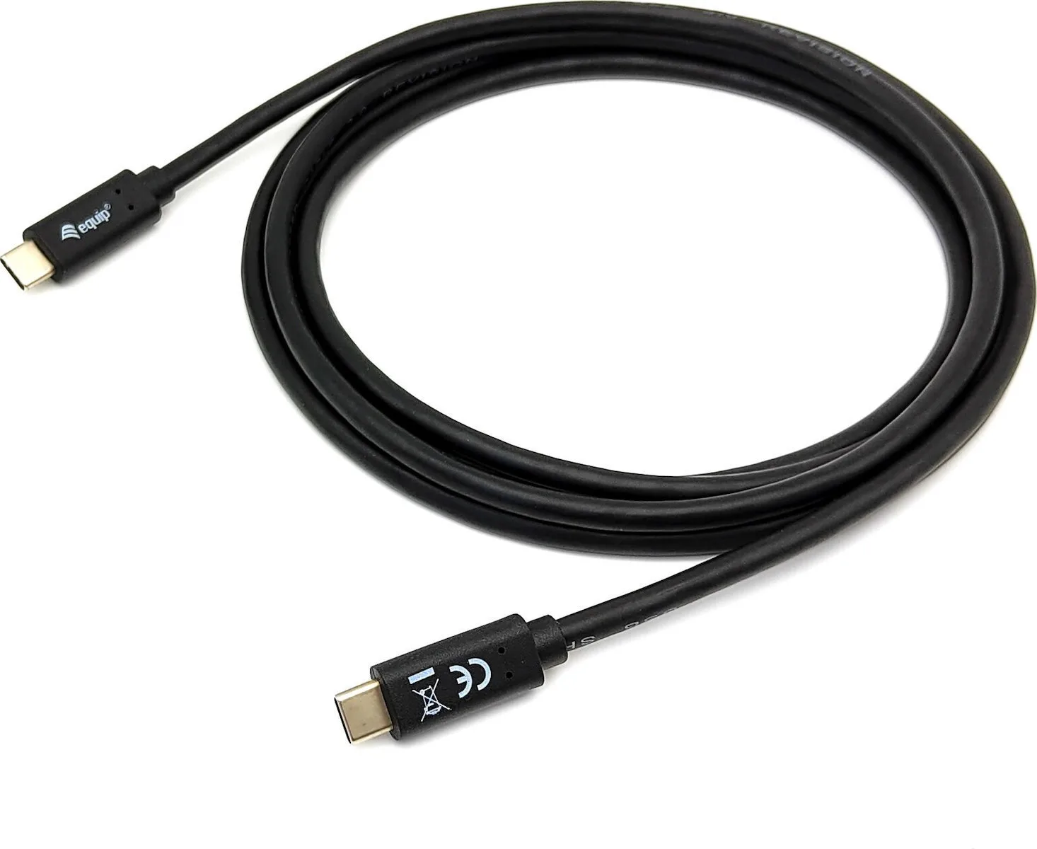 20240130162210_equip_usb_2_0_cable_usb_c_male_usb_c_mayro_1m_128346.jpeg Equip USB 2.0 Cable USB-C male - USB-C Μαύρο 1m 128346 - Image 1