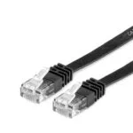 Value Flat U/UTP Cat.6 (Gigabit) Καλώδιο Δικτύου Ethernet 1m Μαύρο 21.99.0961