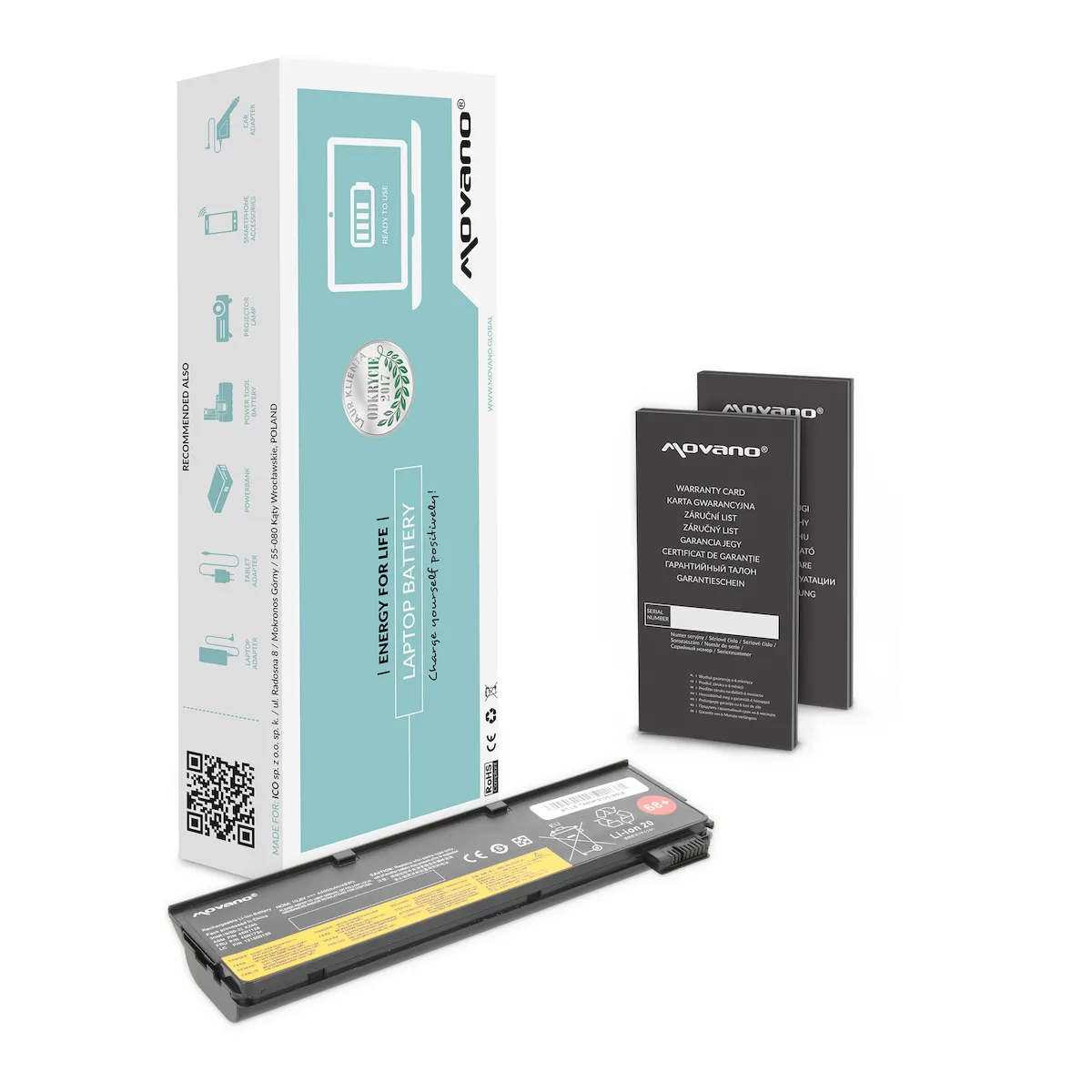 Συμβατή Μπαταρία για Lenovo ThinkPad Lenovo T440, X240. με 4400mAh BT/LE-T440 - Image 1