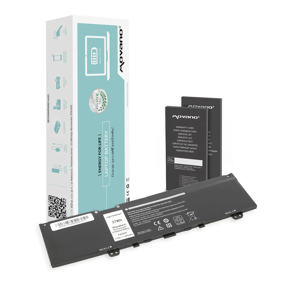 Dell Συμβατή Μπαταρία για Dell Inspiron Dell Inspiron 13 7373, 7386. με 2200mAh BT/DE-7373 - Image 1