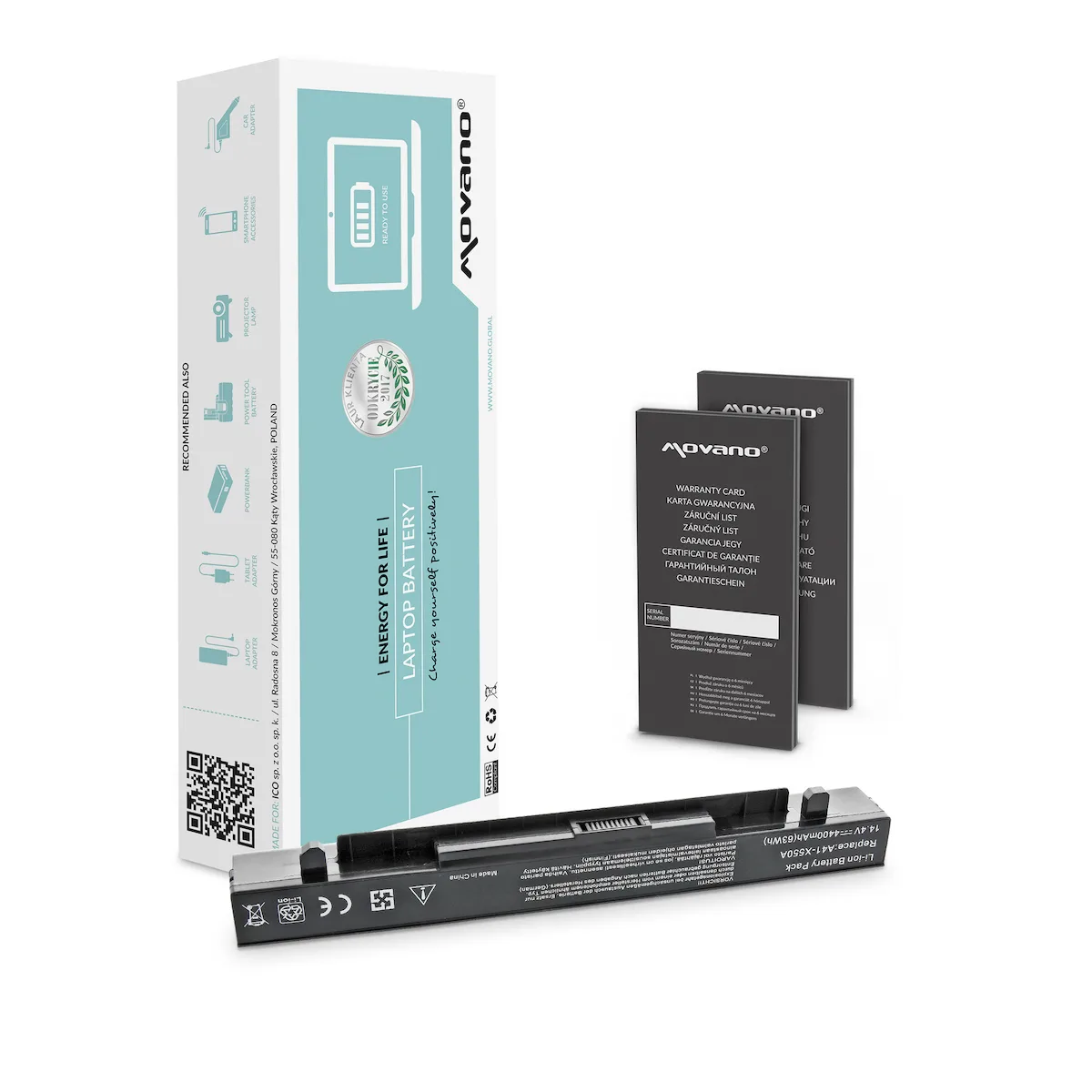 Συμβατή Μπαταρία για Asus Asus X550, A450, F450, K550 με 4400mAh BT/AS-X550H - Image 1