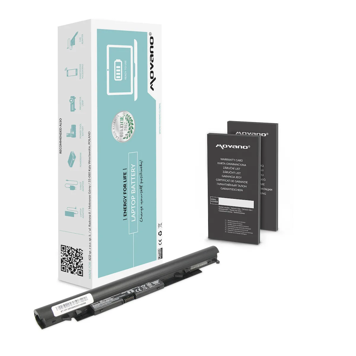 Συμβατή Μπαταρία για HP HP 250 G6 Notebook με 2200mAh BT/HP-250G6 - Image 1