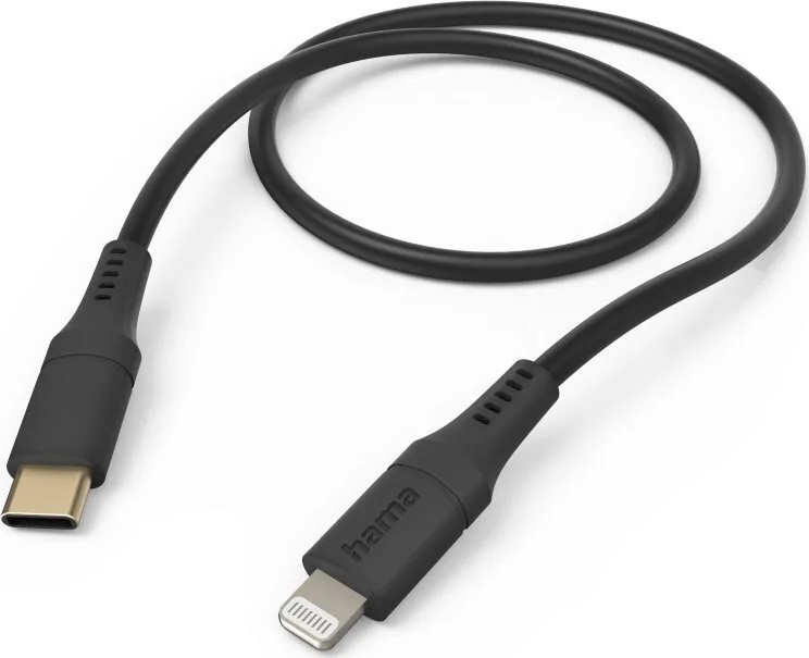20240201213552_hama_usb_c_to_lightning_cable_mayro_1_5m_2015730000.jpeg HAMA USB-C to Lightning Cable Μαύρο 1.5m (2015730000) - Image 1