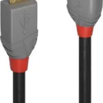 Lindy USB 2.0 Cable USB-C male - micro USB-A Μαύρο 0.5m 36890