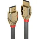 Lindy Line HDMI 2.0 Premium High Speed 4K 60Hz HDR Cable HDMI male - HDMI male 20m Χρυσό 37868