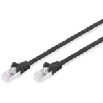 Digitus S/FTP Cat.6 (Gigabit) Καλώδιο Δικτύου Ethernet 10m Μαύρο DB-160144-100-S