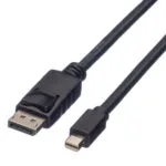 Roline Cable DisplayPort male - mini DisplayPort male 1.5m Μαύρο (11.04.5638)