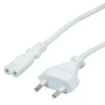 Value IEC C7 - Euro Cable 1.8m Λευκό 19.99.2095