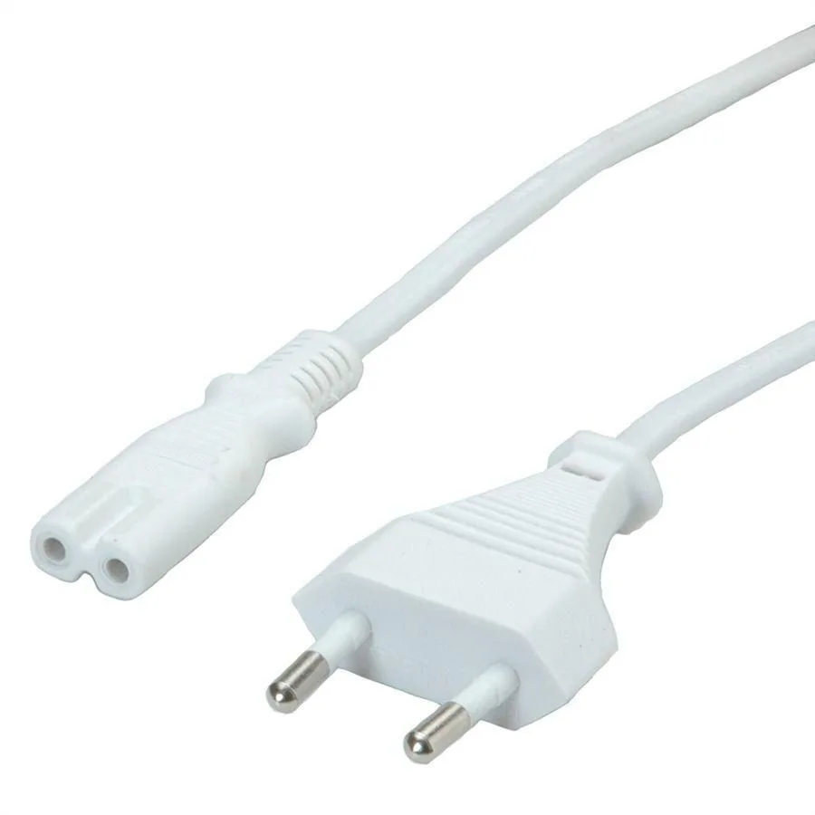Value IEC C7 - Euro Cable 1.8m Λευκό 19.99.2095 - Image 1