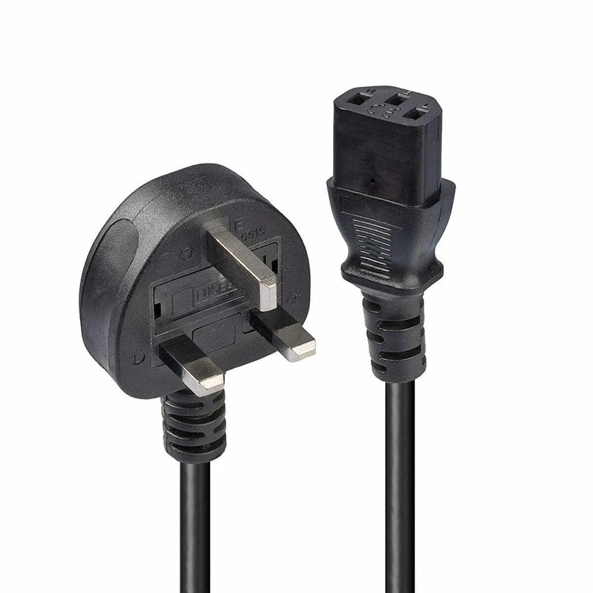 Lindy Type G (UK) - IEC C13 Cable 2m Μαύρο 30433 - Image 1