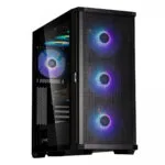 Zalman Z10 Plus Gaming Midi Tower Κουτί Υπολογιστή με Πλαϊνό Παράθυρο και RGB Φωτισμό Μαύρο