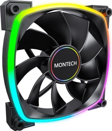 20240214103531_montech_rx140_case_fan_me_argb_fotismo_kai_syndesi_4_pin_pwm.jpeg Montech RX140 Reverse Blade Case Fan (1600rpm / 90.5cfm) με ARGB Φωτισμό και Σύνδεση 4-Pin PWM - Image 1