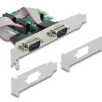 DeLock Κάρτα PCIe σε 2 θύρες RS232 DB9 Serial (90007)