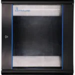 Extralink Επιτοίχια Καμπίνα Rack 12U Μαύρο EX.7256
