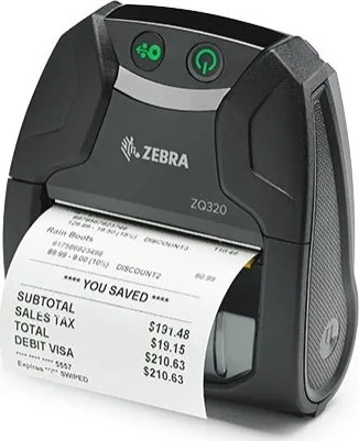 Zebra Zq320 Φορητός Εκτυπωτής Ετικετών USB, Bluetooth 203 dpi ZQ32-A0E04TE-00 - Image 1