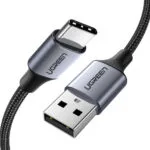 Ugreen US288 USB 2.0 Cable USB-C male - USB-A 15W Γκρι 1m 60126
