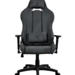 Arozzi Torretta Soft Fabric V2 Υφασμάτινη Καρέκλα Gaming με Ρυθμιζόμενα Μπράτσα Dark Grey