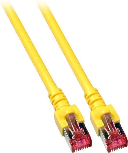 EFB S/FTP Cat.6 (Gigabit) Καλώδιο Δικτύου Ethernet 0.25m Κίτρινο K5511.0,25 - Image 1