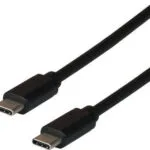 EFB USB 2.0 Cable USB-C male - USB-C Μαύρο 1m