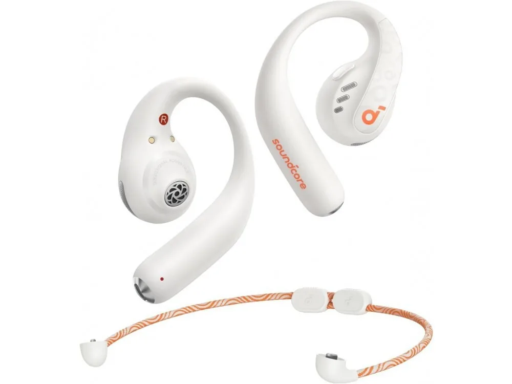 Soundcore by Anker AeroFit Pro Open Ear Bluetooth Handsfree Ακουστικά με Αντοχή στον Ιδρώτα και Θήκη Φόρτισης Λευκά - Image 1
