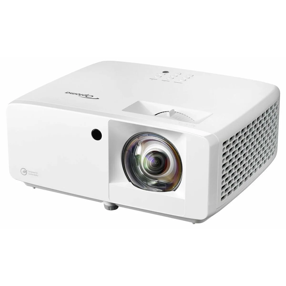 20240304145508_optoma_3d_projector_4k_ultra_hd_lampas_laser_me_ensomatomena_icheia_leykos.jpeg Optoma UHZ35ST 3D Projector DLP 4K Ultra HD Laser με Ενσωματωμένα Ηχεία - Image 1