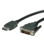 Value Cable DVI-D male - DisplayPort male 2m Μαύρο (11.99.5610)