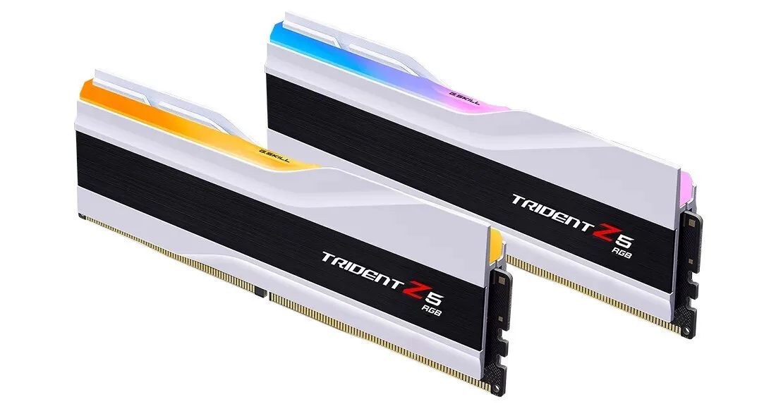 G.Skill Trident Z5 DDR5 32GB RAM με 2x16GB Modules και Ταχύτητα 6400 για Desktop F5-6400J3239G16GX2-TZ5RW - Image 1