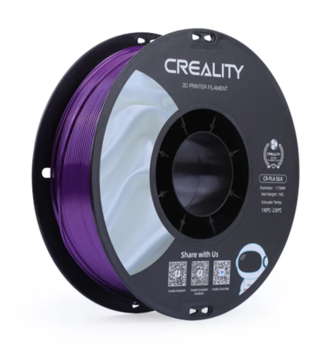 20240311113010_creality3d_3d_printer_filament_1_75mm_mov_1kg_3301120005.jpeg Creality3D PLA 3D Printer Filament 1.75mm violet 1kg 3301120005 1τμχ (Spool) - Image 1