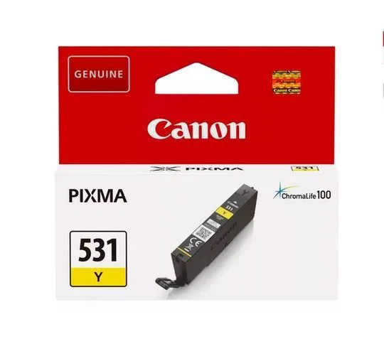 Canon CLI-531Y Γνήσιο Μελάνι Εκτυπωτή InkJet Κίτρινο (6121C001) - Image 1