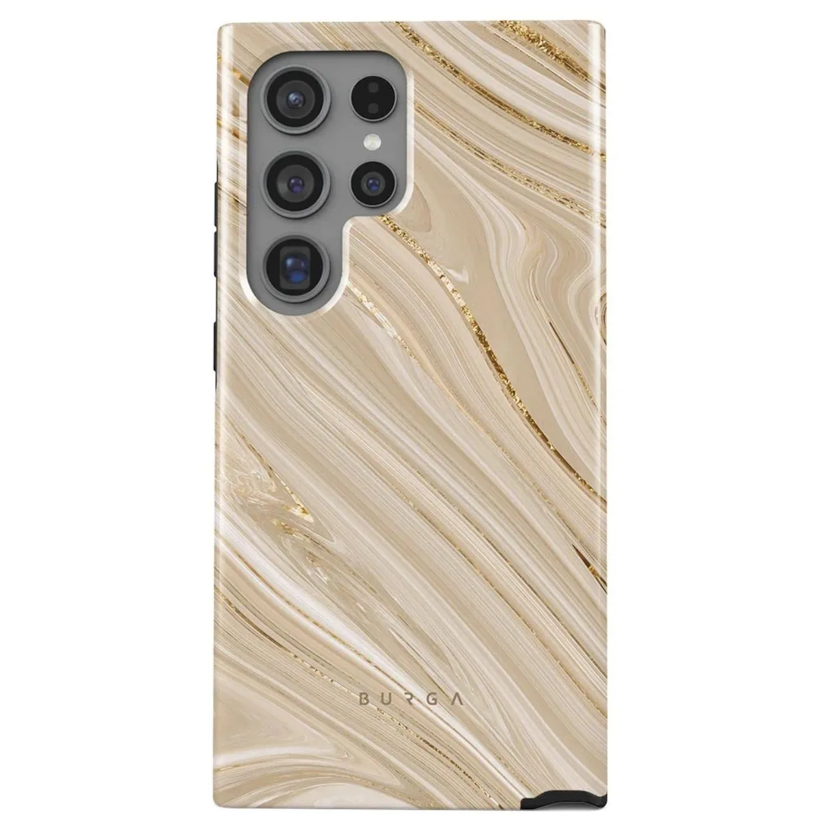 Burga Dual Layer Full Glam Back Cover Πλαστικό 2mm Μπεζ (Galaxy S24 Ultra) ES_05_S24ultra_TH - Image 1