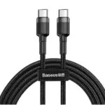 Baseus Cafule USB 2.0 Cable USB-C male - USB-C 100W PD Μαύρο 2m CATKLF-ALG1