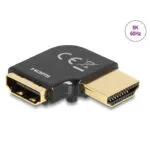 DeLock Μετατροπέας HDMI male σε HDMI male Χρυσό 1τμχ 60018