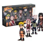 Naruto Shippuden - Naruto, Kakashi, Itachi, .. - Pack 4 Fig. Minix 7cm