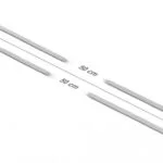 DeLock Δεματικά Καλωδίων Πλαστικά 500mmx4.6mm σε Ασημί χρώμα (10τμχ) (18770)