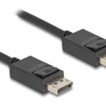 DeLock Cable DisplayPort male - DisplayPort male 2m Μαύρο (80493)